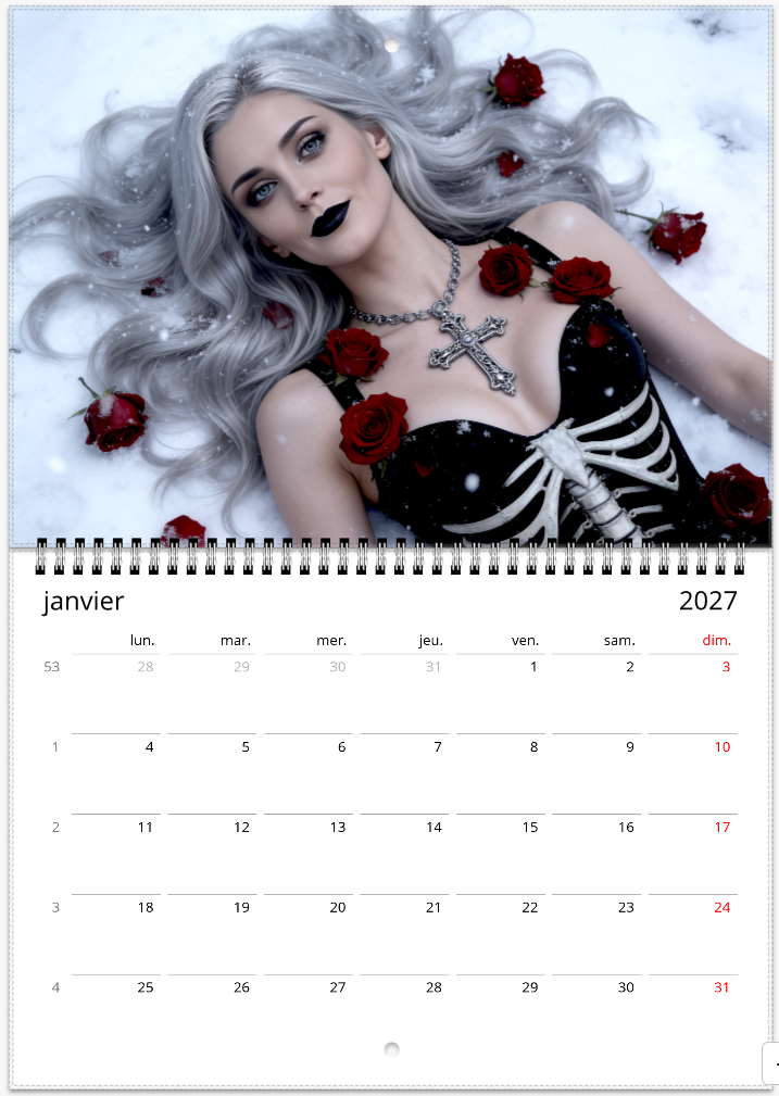 Elsa KrauQ – Calendrier 2027 | Édition française